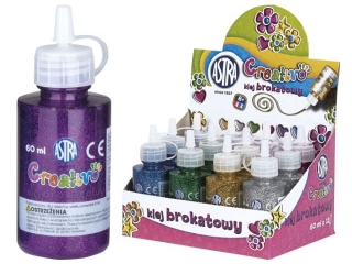 Klej brokatowy Creativo ASTRA 60 ml - 12 szt. display [opakowanie=12szt]