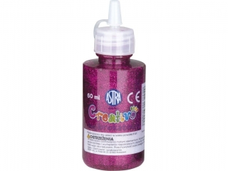 Klej brokatowy Creativo ASTRA 60 ml - 12 szt. display [opakowanie=12szt]