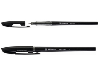 DUGOPIS STABILO RE-LINER 868 F CZARNY (10) [opakowanie=10szt]