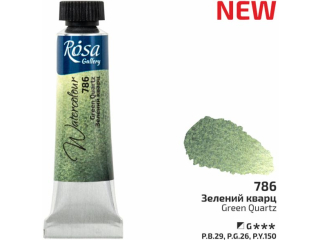 ROSA GALLERY FARBA  AKWARELOWA  GREEN QUARTZ 786 10 ML TUBA [opakowanie=4szt]