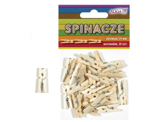 Spinacze SPIN-0753 bezbarwne op. 25szt. 25mm