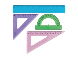 Zestaw geometrycznybrokatowyGR-032 [opakowanie=24szt] (sz)(p)