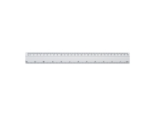 Linijka GRAND aluminiowa - 30cm GR-112-30 (sz)