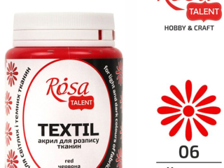 ROSA TALENT FARBA DO TKANIN RED 06 80 ML