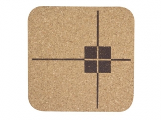 PODKŁADKA KORKOWA MEMOBOARDS, OBIADOWA Z NADRUKIEM LINIE, 1 SZT., 290X290X3 MM