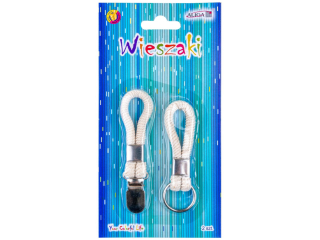 Wieszaki baweniane PH-3996 z metal. uchwytami, op. 2szt.