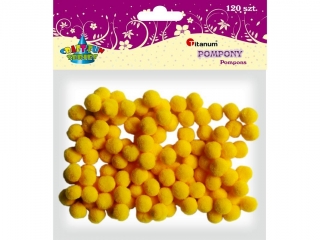 POMPONY POLIEST.A`120 ŻÓŁT 126