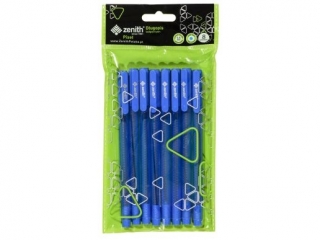 Dugopis ze skuwk 0, 5 mm ZENITH PIXEL niebieski - 8 szt. opp bag [opakowanie=25szt]