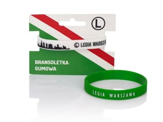 Bransoletka gumowa LG-06 Legia [opakowanie=12szt]