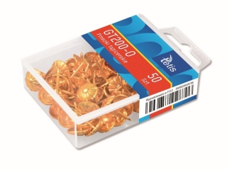 PINEZKI TAPICERSKIE ZŁOTE 50 SZT.