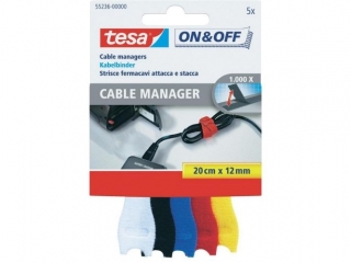 ONxOFF RZEP W TAMIE CABLE MANAGER 0, 2MX 12MM CZARNA [opakowanie=12szt]