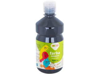 Farba Tempera Premium, 500 ml, grafitowy, Happy Color