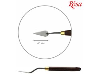 ROSA GALLERY SZPACHLA MALARSKA CLASSIC NR 21 DUGO 4 CM, KROPLA