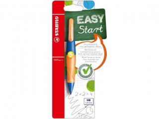 OŁÓWEK STABILO EASYERGO 1, 4 START GRAN/POM, LEWORĘCZ. BLISTER (3)