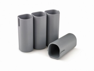 Kubki Magnetyczne 17E x4 szt. kol. popielaty woreczek