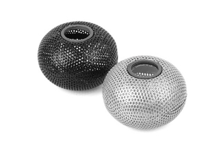 Kubek magnetyczny na spinacze siatka czarny FO30564 [opakowanie=12szt]