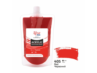 ROSA STUDIO FARBA AKRYLOWA  RED 405 200 ML