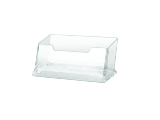 Wizytownik akrylowy na wizytwki transparent FO30513   [opakowanie=12szt]
