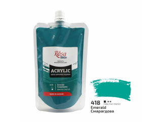ROSA STUDIO FARBA  AKRYLOWA EMERALD GREEN 418 200 ML