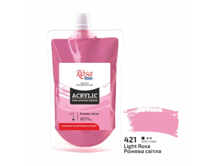 ROSA STUDIO FARBA  AKRYLOWA LIGHT ROSE 421 200 ML