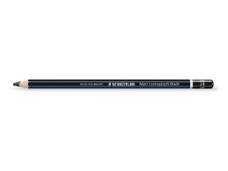 Owek Mars Lumograph black, szecioktny, czarna obudowa, tw. 2B, Staedtler [opakowanie=12szt]