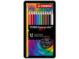 KREDKI AQUACOLOR KPL 12 SZT. PUD. METALOWE (5)