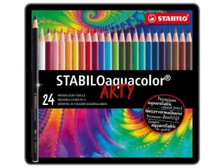 KREDKI AQUACOLOR KPL 24 SZT. PUD. METALOWE (5)