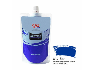 ROSA STUDIO FARBA  AKRYLOWA  PHTALOCYANINE BLUE 437 200 ML