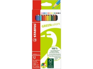 KREDKI STABILO GREEN COLOR, 12 SZT. (6)