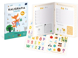 Kaligrafia z nakl.A4 16 Litery+zadania [opakowanie=10szt]