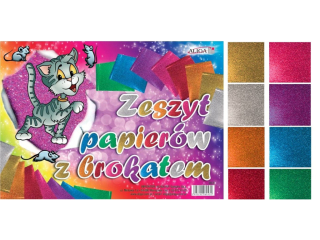 Zeszyt papierów z brokatem ZB-8 (B-5)