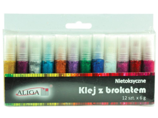 Klej z brokatem MT-6609(70) 12x6g.