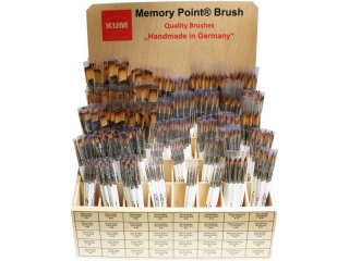 DISPLAY PĘDZLI ARTYSTYCZNYCH MEMORYPOINT 222 SZT. KUM