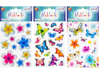 Naklejki NK-8931 mix wzorw 8x12cm
