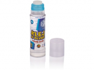 Klej w pynie transparentny PVA ASTRA 125 ml - 12 szt. display [opakowanie=12szt]