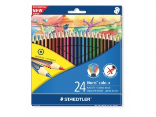 Kredki Noris colour, sześciokątne, 24 kol., Staedtler