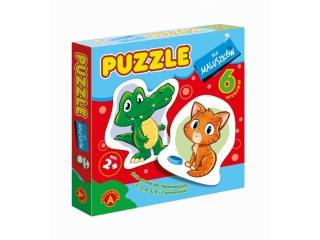 PUZZLE DLA MALUSZKÓW-KROKODYL