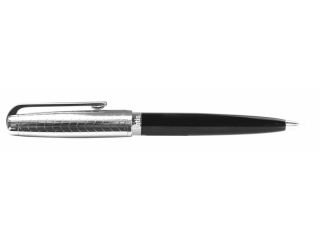 DŁUGOPIS 0, 7 MM OB. CZARNA WKŁ. CZARNY