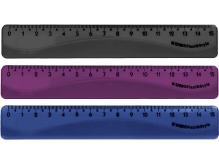 LINIJKA KUM MELLOW 15 cm [opakowanie=20szt]