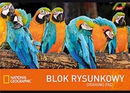Blok rysunkowy A4, 20k. NATIONAL GEOGRAPHIC [opakowanie=10sz