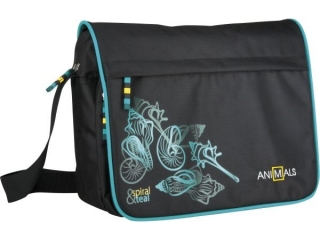 Torba na rami AN-06 Animals Spiral x Teal [opakowanie=12szt]