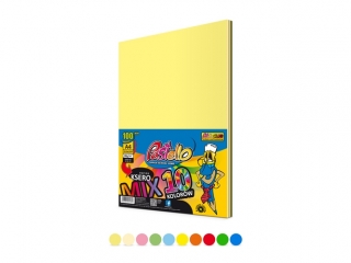 Papier ksero A4 80 gr mix 10 kolorów 100 arkuszy INTENS/PASTEL PAS-1890