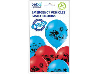 Balony BN06-768 - Pojazdy ratunkowe - op.6szt.