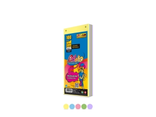 Przekładka do segre. 1/3 A4 100 kartek MIX 5 kolorów PASTELOWY PAS-2507