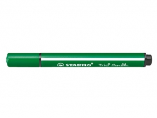 FLAMASTER STABILO TRIO SCRIBBI, ZIELONY (5) [opakowanie=5szt]