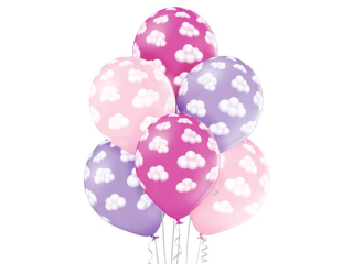 Balony BN06-257 - Chmurki dziewczynka - op. 6 szt. PROM