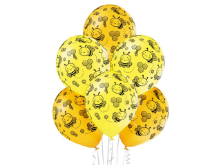 Balony BN06-222 - Pszczki - op. 6 szt.