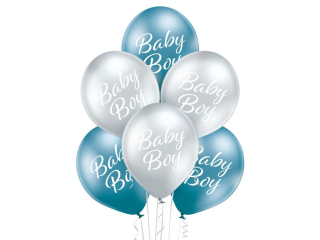 Balony BN06-751 glossy- Dla chłopca (lśniące) - op. 6 szt.