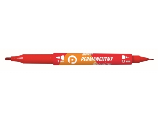 MARKER PERM. PREMIUM 2 KOCWKI CZERW. [opakowanie=12szt] KM501-C2