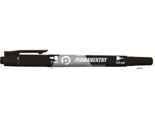 MARKER PERM. PREMIUM 2 KOCWKI CZARNY [opakowanie=12szt] KM501-V2